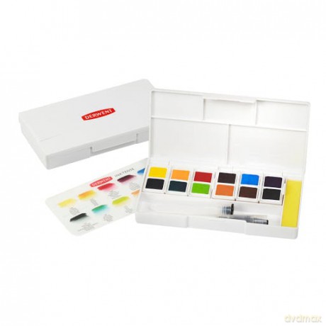 Derwent - Inktense Paint 12 Travel Pan Palette (603053)