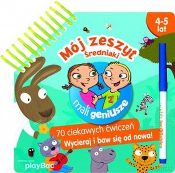 Mój Zeszyt Średniaki 4-5 Lat Mali Geniusze (TW) [KSIĄŻKA]