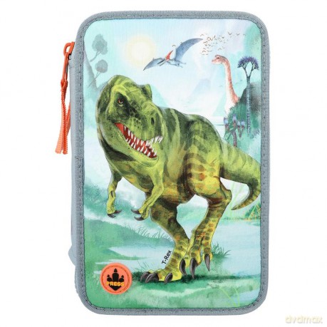 Dino World Triple Pencil Case LED T-Rex (412166)