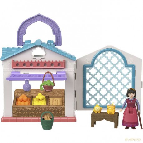 Disney Wish - Mini Doll Playset - Dahlia's Rosas Marketplace (HRH74)