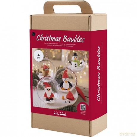 DIY Kit - Christmas Baubles - Clay (977581)