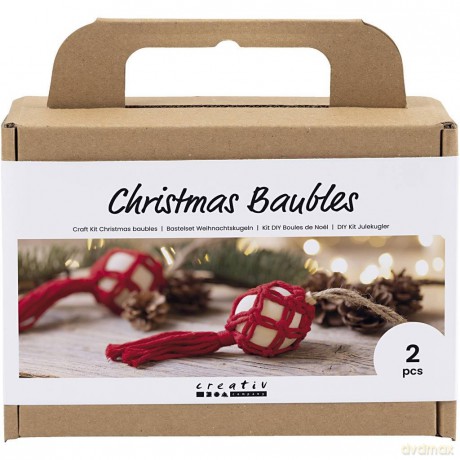 DIY Kit - Christmas Baubles - Macrame (977584)