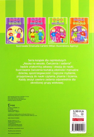 Nauka Na Wesoło Ćwiczenia I Zadania 5-6 Lat [KSIĄŻKA]
