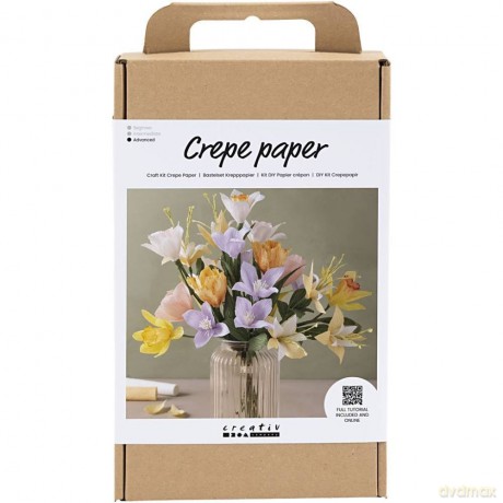 DIY Kit - Crepe paper, 1 set (977534)