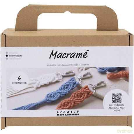 DIY Kit - Macrame - Key ring (977554)