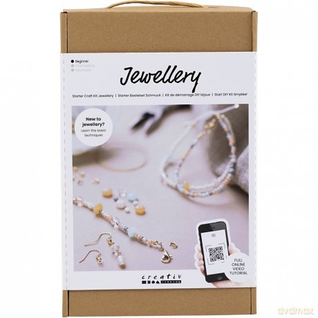 Zestaw z koralikami do biżuterii DIY Kit - Starter Craft Kit Jewellery Classic beads (970856)