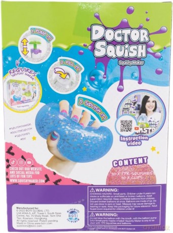 Doctor Squish - Squishy Pack Refill V2 10 Balloons + Clips (38687)