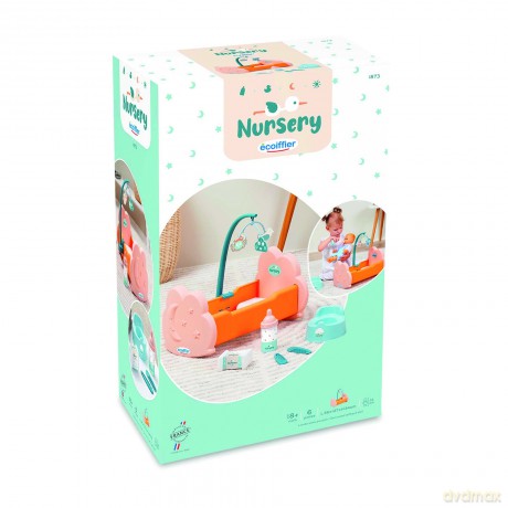 Ecoiffier - Doll bed w. accessories (I-1873)