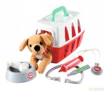 Ecoiffier - Veterinary transporter w. accessories (I-1907)