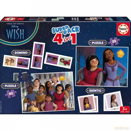 Educa - Superpack 4 In 1 Puzzle - Wish (80-19743) [PUZZLE]