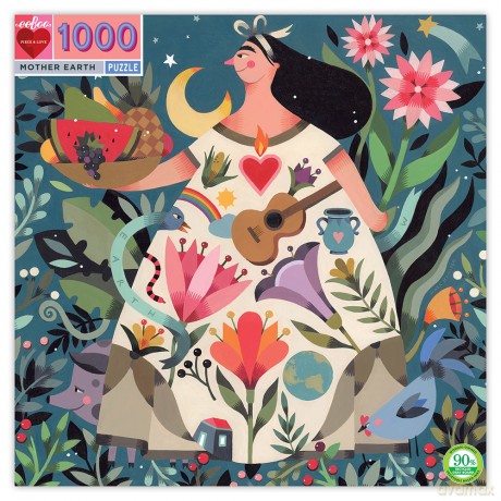 eeBoo - Puzzle - Mother Earth, 1000 pc (EPZTMOE) [PUZZLE]