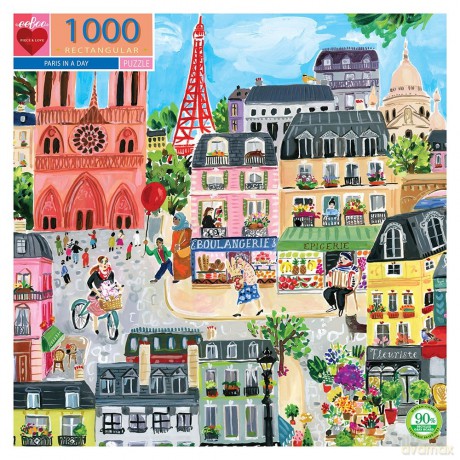 eeBoo - Puzzle - Paris in a Day (EPZTPD2) [PUZZLE]