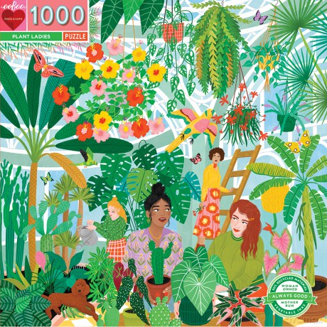 eeBoo - Puzzle - Plant Ladies, 1000 pcs (EPZTPTL) [PUZZLE]
