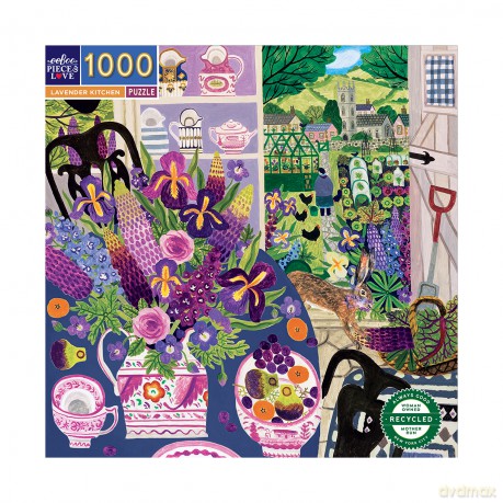 EEBOO - Puzzle 1000 pcs - Lavender Kitchen - (EPZTLVK) [PUZZLE]