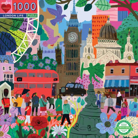 eeBoo - Puzzle 1000 pcs - London Life (EPZTLDL) [PUZZLE]