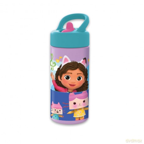Euromic - Gabby's Dollhouse - Sipper water bottle (410ml)