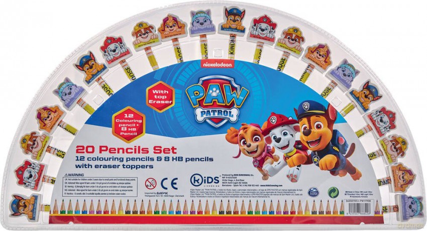 Euromic - Pencils - Paw Patrol (045507053-PW19908)