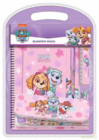 Euromic - Pink writing set with metal box - Paw Patrol (045606884)