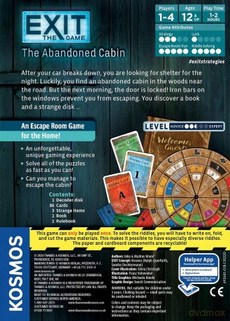 EXIT 18: Return To The Abandoned Cabin (EN) (KOS1708)