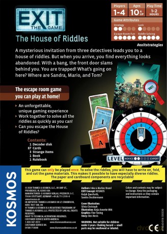 EXIT: The House of Riddles (English) (KOS1425)