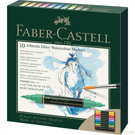Faber-Castell - Albrecht Dźrer Watercolour Marker, wallet of 10