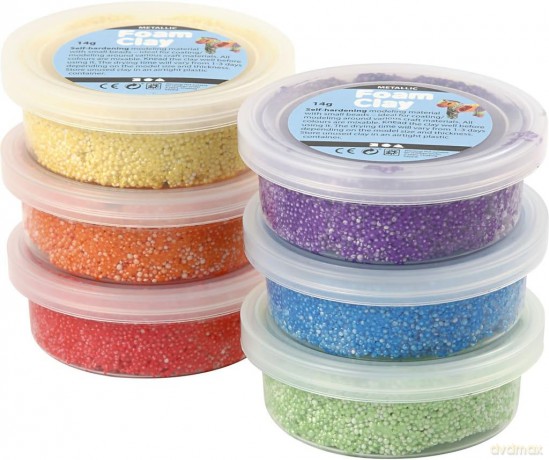 Foam Clay - Metallic Bright (6 x 14g) (78811)