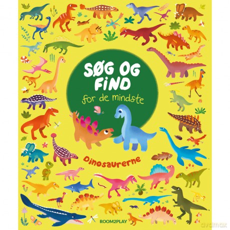 Forlaget Room2Play - Search and Find - Dinosaurs (Danish) - (R2P1512)