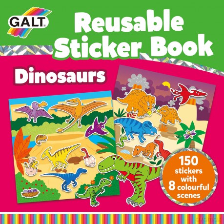 Galt - Reusable Sticker Book - Dinosaurs (55-1005101)