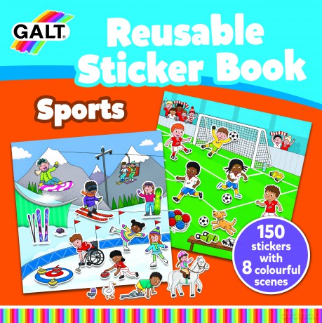 Galt - Reusable Sticker Book - Sports (31000151)