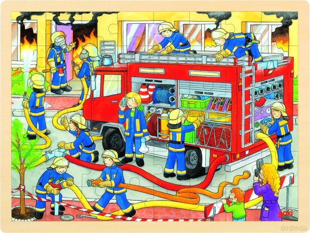 GOKI - Firefighting. Puzzle - (57527) [PUZZLE]
