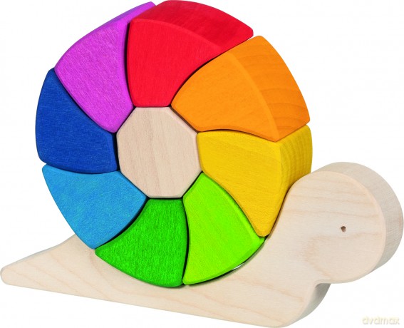 GOKI - Puzzle and building blocks sassy snail - (58368) [PUZZLE]