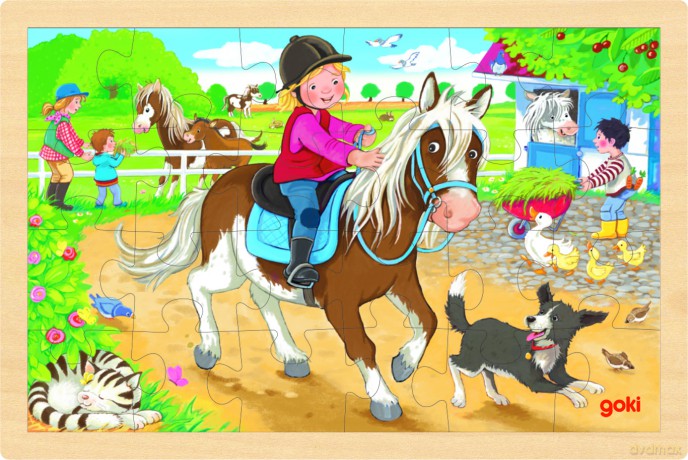 GOKI - Puzzle pony farm - (57412) [PUZZLE]
