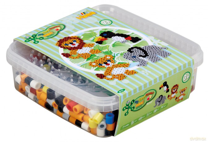HAMA - Maxi Beads - 600 beads and 1 pegboard in box (8751)