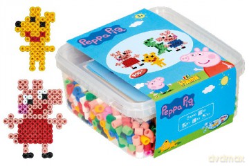 HAMA - Maxi Beads - Peppa Pig beads and pin plate in bucket (8750)