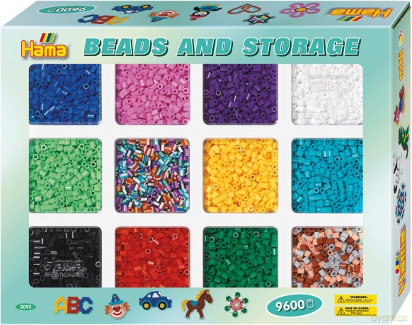 HAMA Beads - Midi - 9.600 beads and storage (2095)