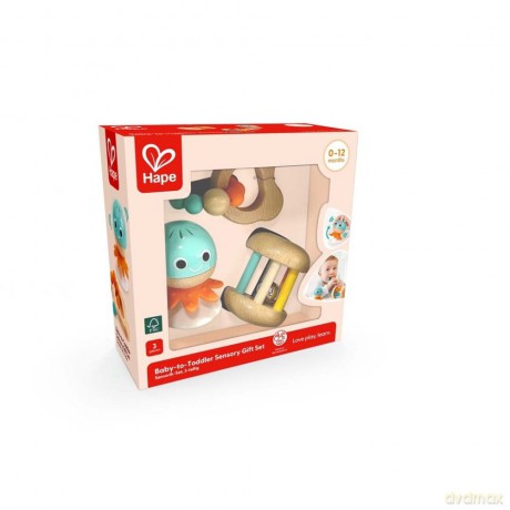 Hape - Baby-to-Toddler Sensory Gift Set (87-0126)