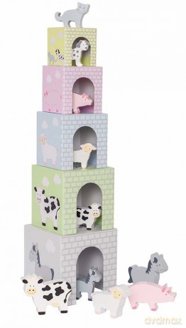 Jabadabado - Stacking cubes - Animal - (JA-C2504)