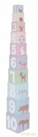 Jabadabado - Stacking Cubes - Forest - (JA-C2523)