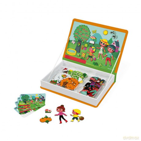 Janod - Magneti'Book - 4 Seasons - 115 magnets (LKJ2721)