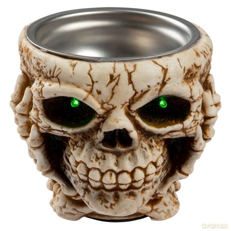 Joker - Halloween - Scull Bowl w. light and sound (97235)