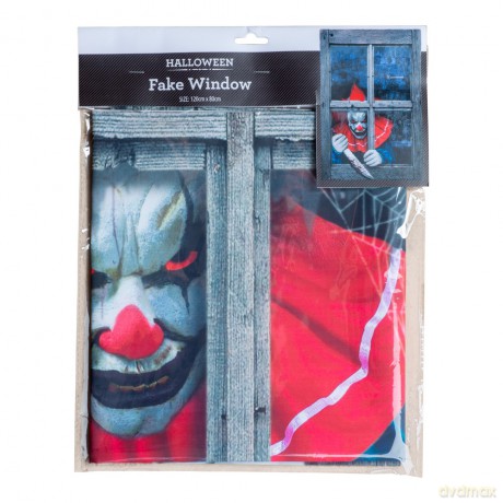 Joker - Halloween - Window Decoration - Clown 120x80 cm (97051)