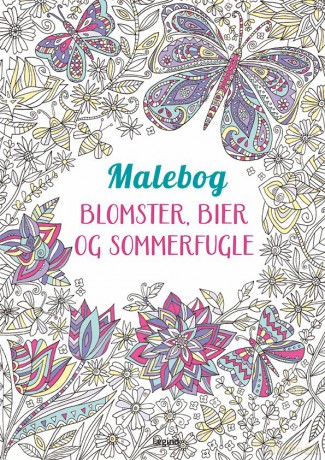 Legind - Flowers, Bees and Butterflies coloring book (4154DK)