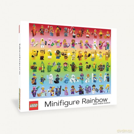 LEGO - MiniFigure Rainbow Puzzle 1000+ (4013116-214382) [PUZZLE]