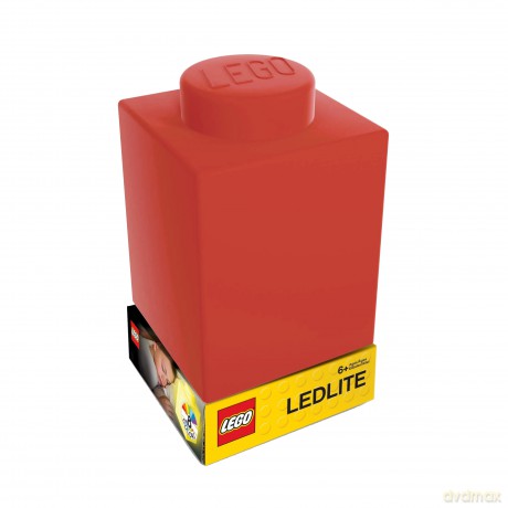 LEGO - Night Light w/LED - Silicone Brick - Red