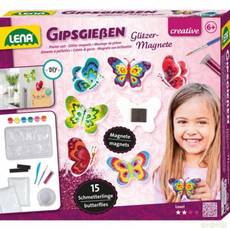 LENA - DIY Glitter Magnets (16075)