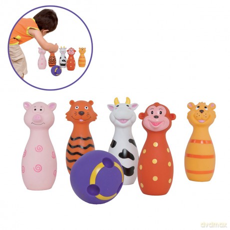Kręgle Ludi - Baby bowling, Animals (3455)