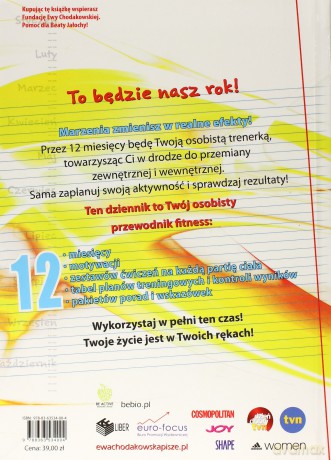 Rok Z Ewą Chodakowską Twój Dziennik Fitness - Ewa Chodakowska, Lefteris Kavoukis [KSIĄŻKA]