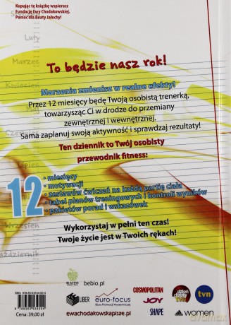 Rok Z Ewą Chodakowską Twój Dziennik Fitness - Ewa Chodakowska, Lefteris Kavoukis [KSIĄŻKA]