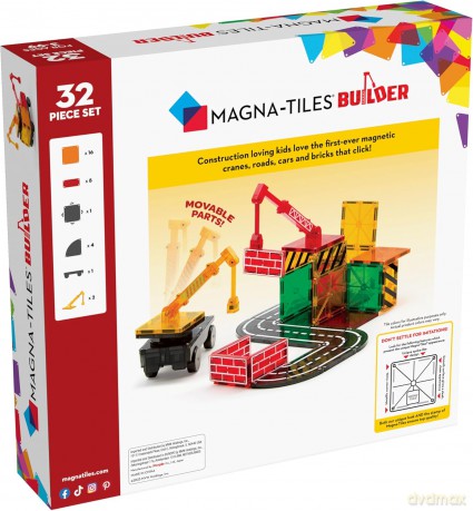 Klocki magnetyczne Magna-Tiles - Builder 32 pcs set - (90226)