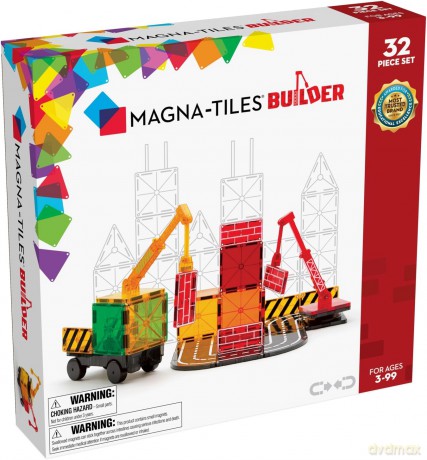 Klocki magnetyczne Magna-Tiles - Builder 32 pcs set - (90226)